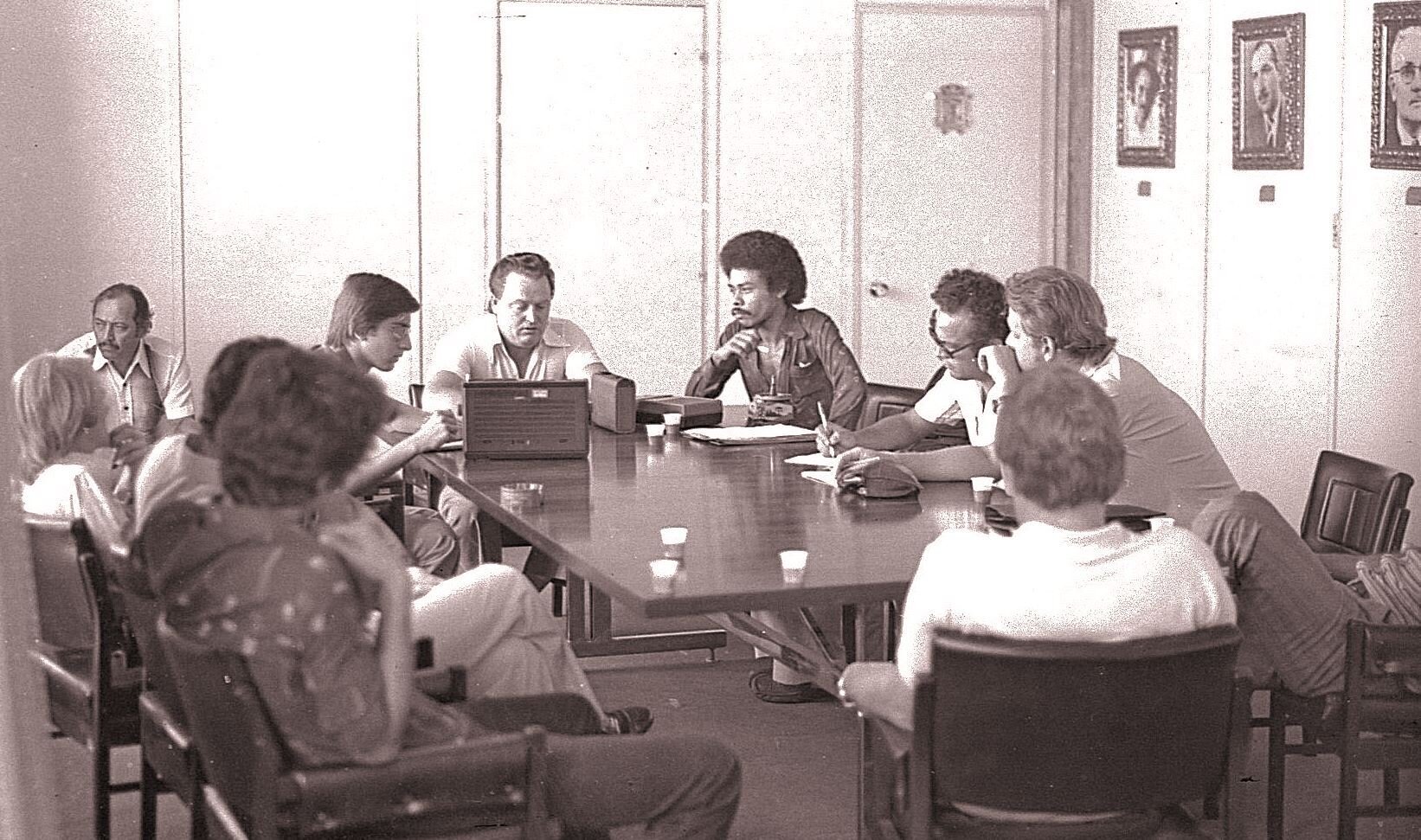 Coletiva de Imprensa - Década de 1970