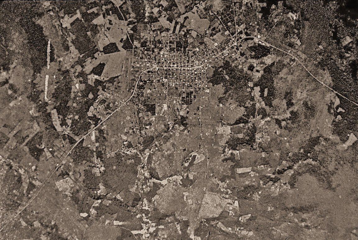 Cascavel vista de cima - 1963