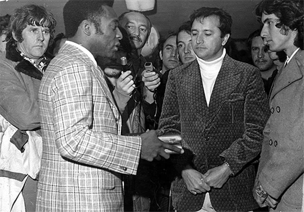 Pelé nas Casas Felippe - Década de 1970