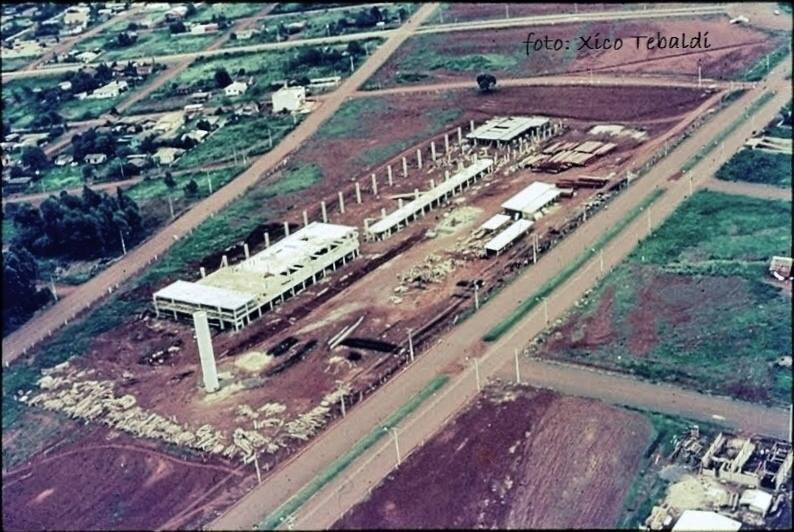 Construção da Rodoviária - Década de 1980