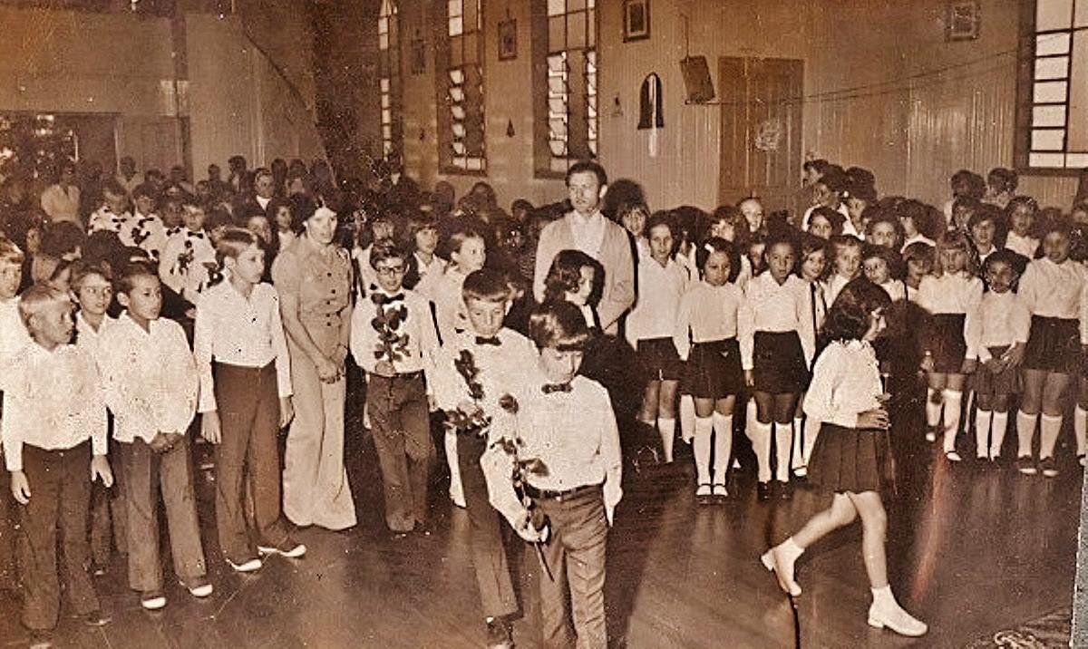 Encerramento de ano letivo - 1973