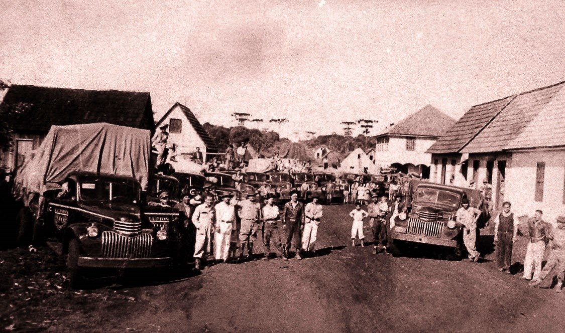 As primeiras casas de Cascavel - 1946