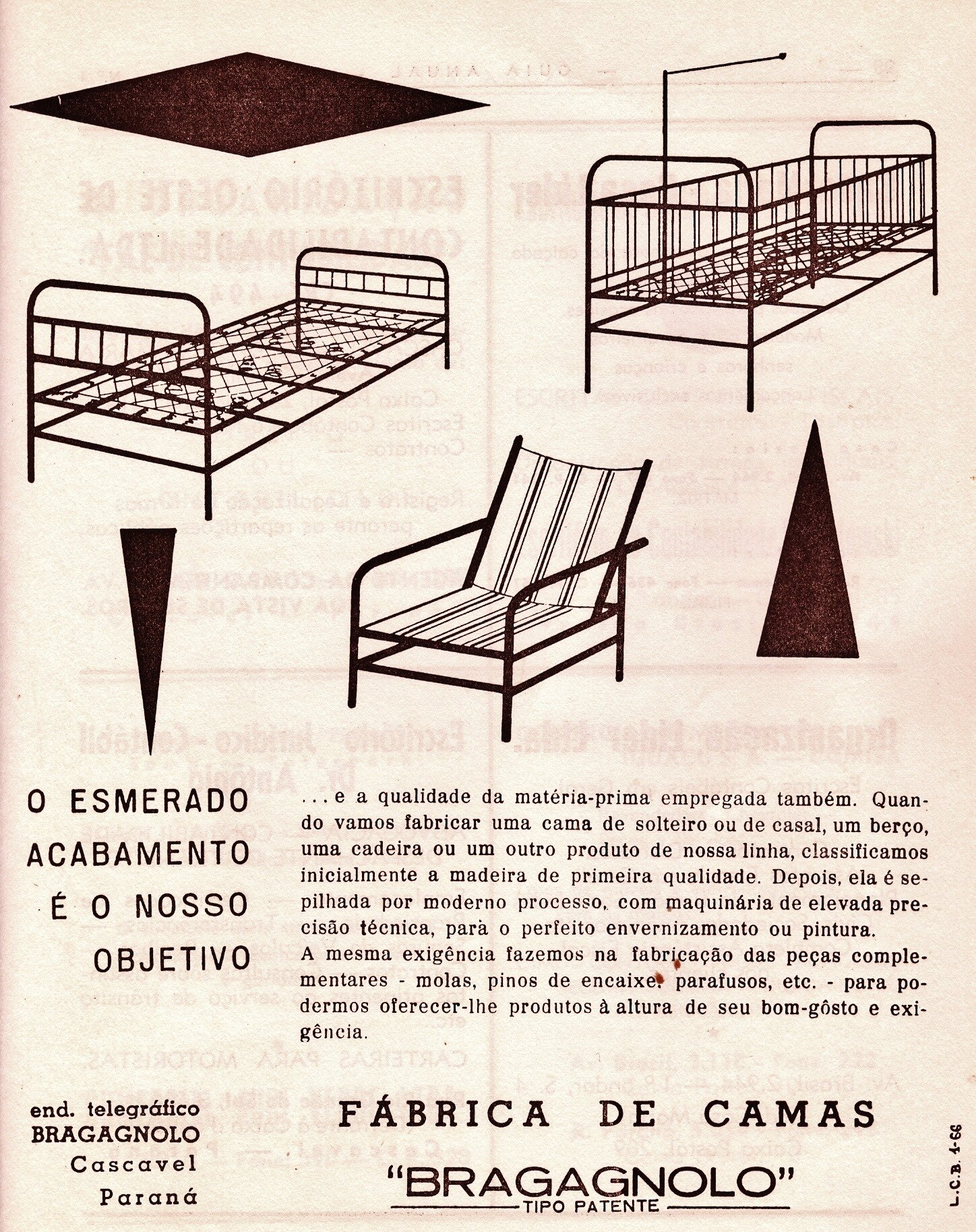 Folheto da Bragagnolo - Ano desconhecido