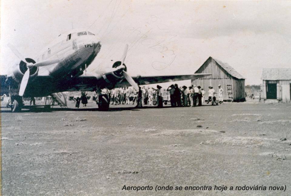 O primeiro aeroporto de Cascavel - Década de 1950
