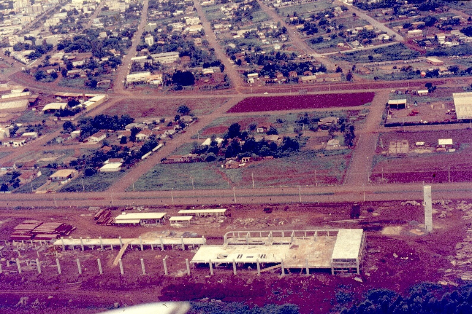 Construção da Rodoviária - Anos 1980