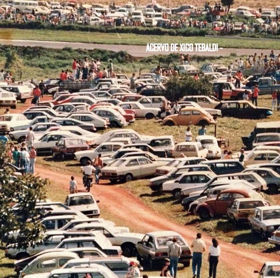 Estacionamento do Autódromo de Cascavel - 1986