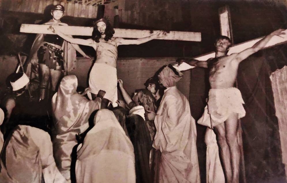 Reinterpretação de “A paixão de Cristo” na Igreja São Cristóvão - Década de 1970
