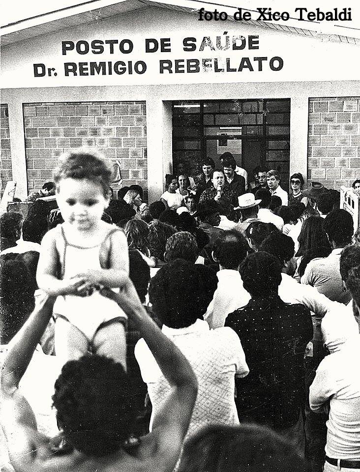 Inauguração de um Posto de Saúde - Década de 1980