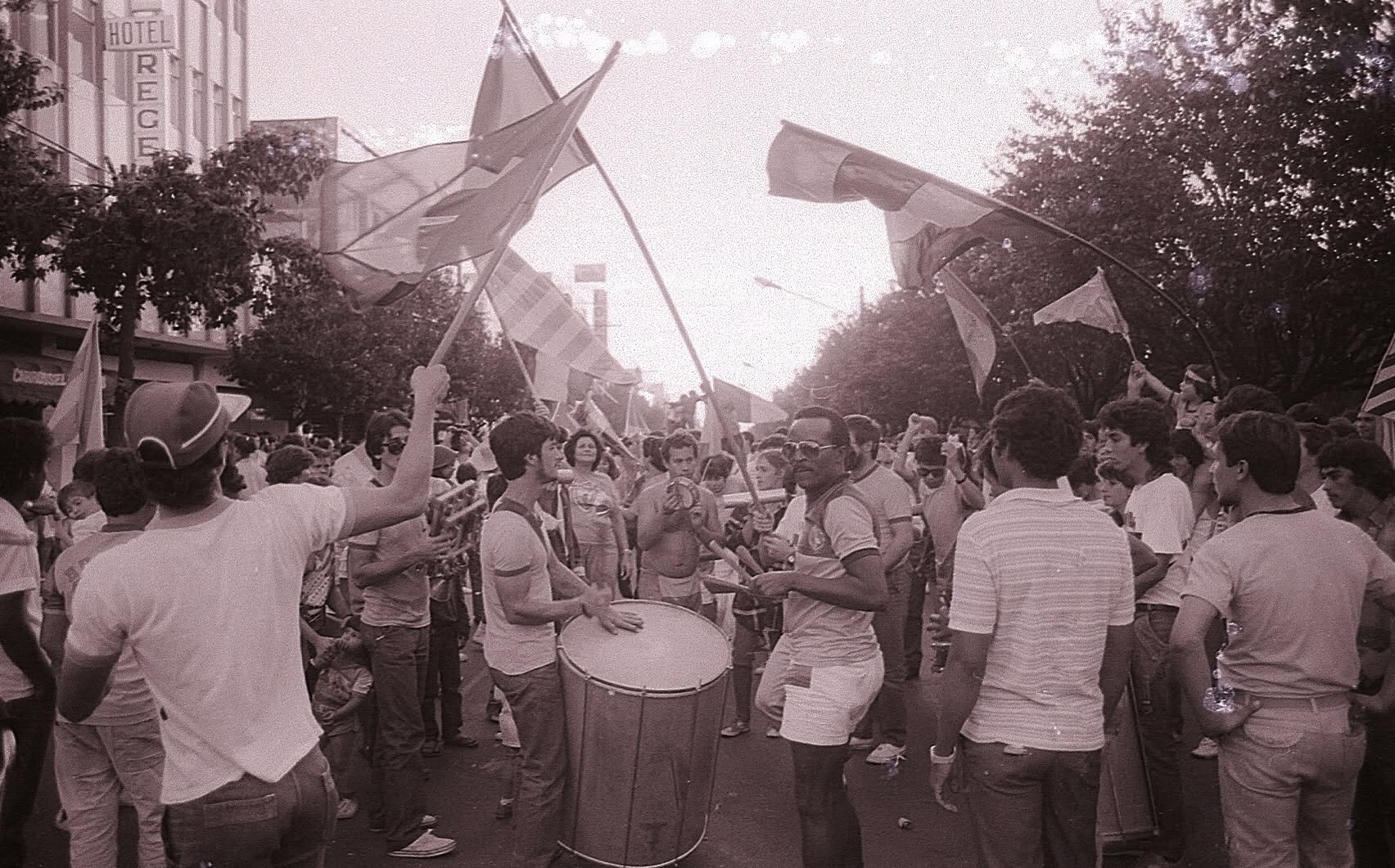 Nos preparativos da Copa - 1986