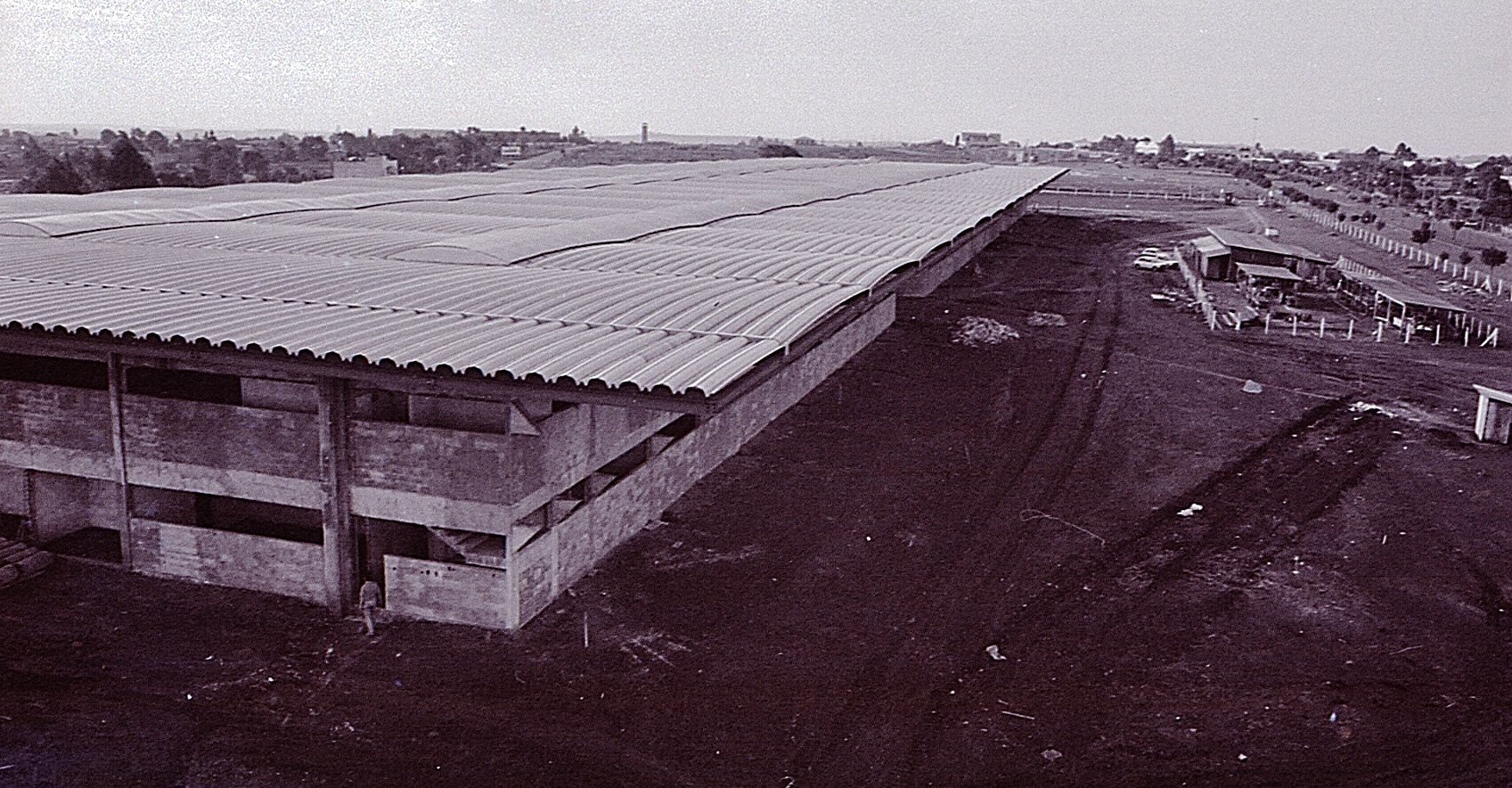 Construção do Terminal Rodoviário - Década de 1980