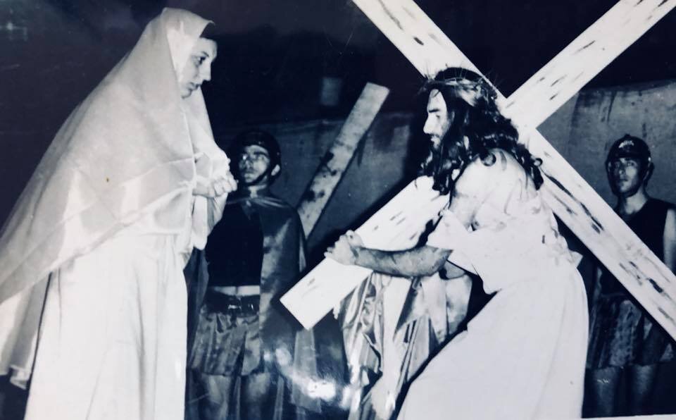 Paixão de Cristo na Igreja São Cristóvão - 1977