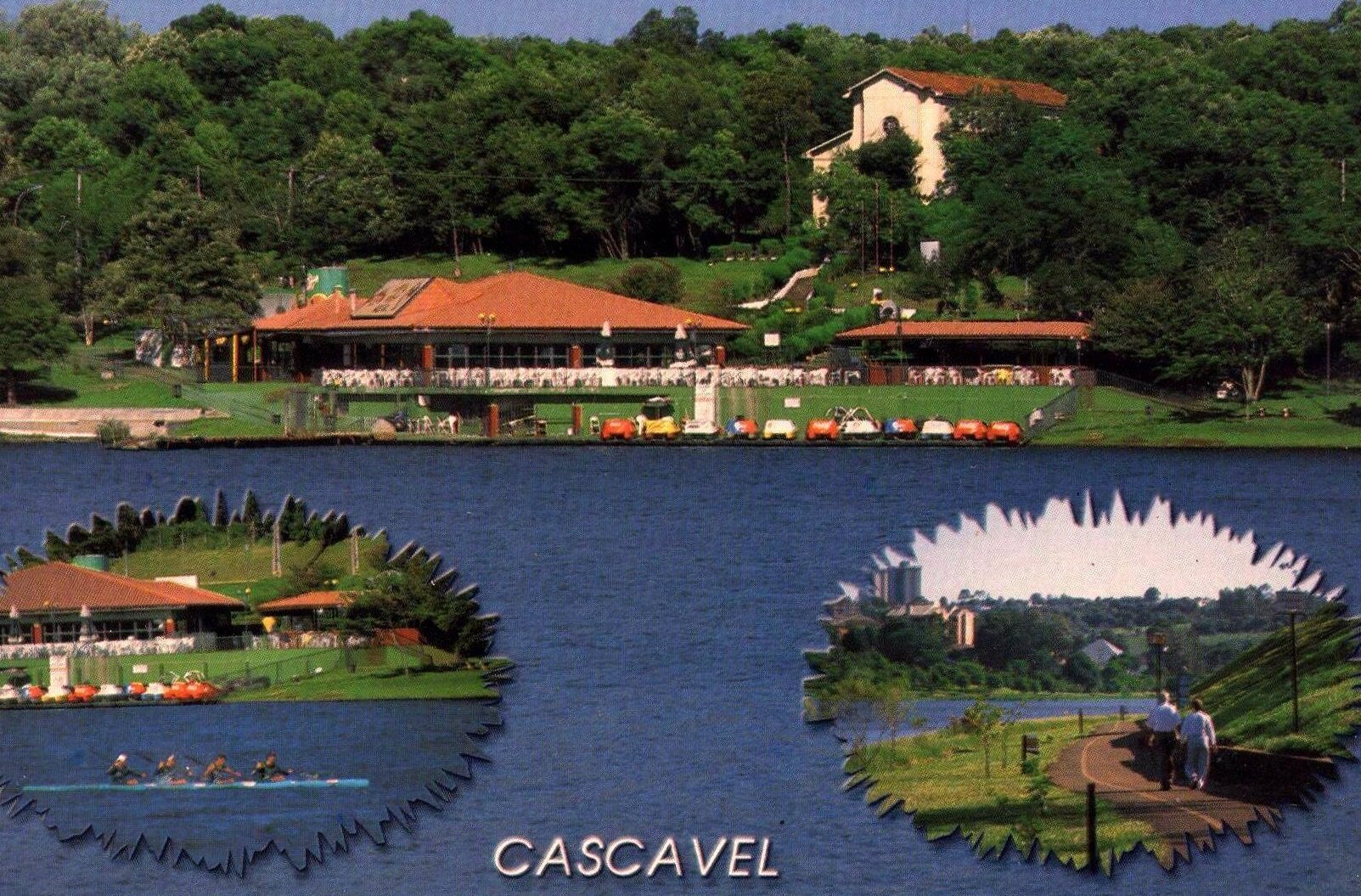 Postal do Lago Municipal - Década de 1990