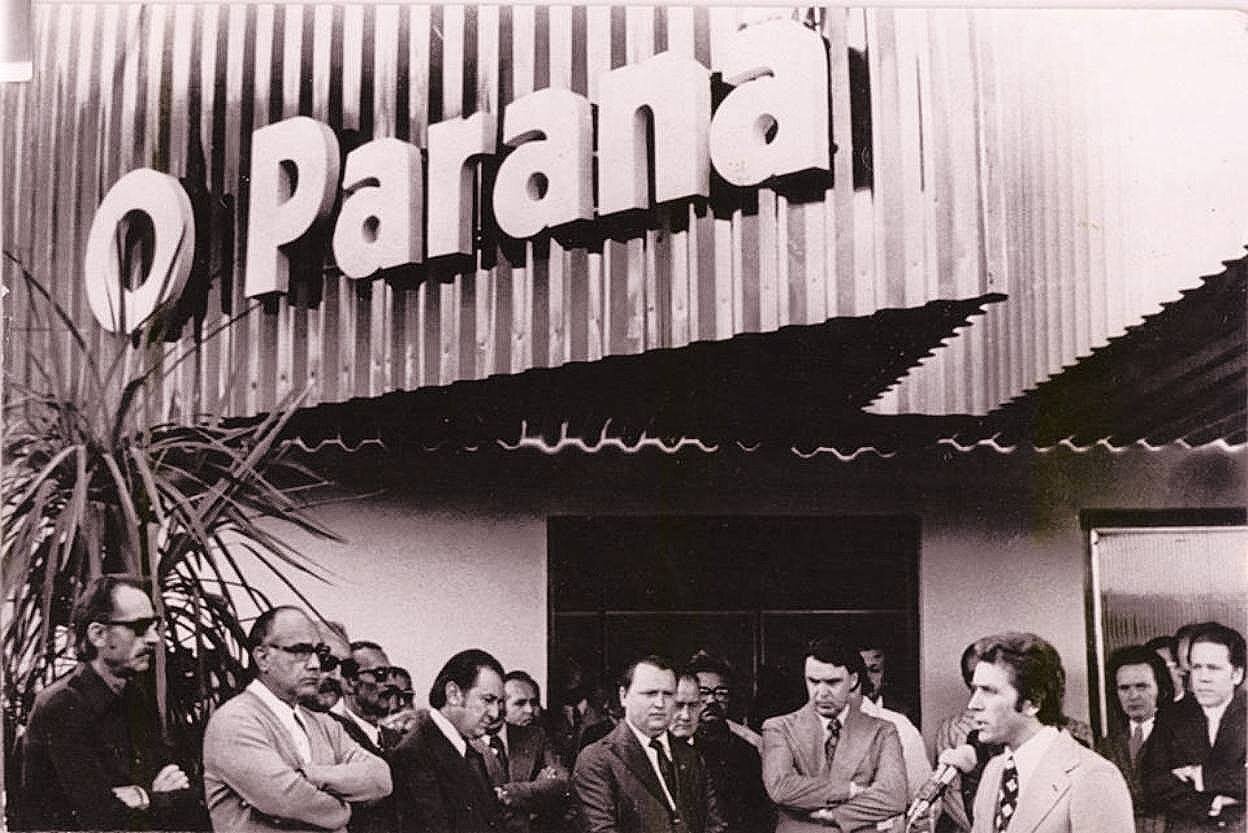 Inauguração do jornal O Paraná - maio de 1976