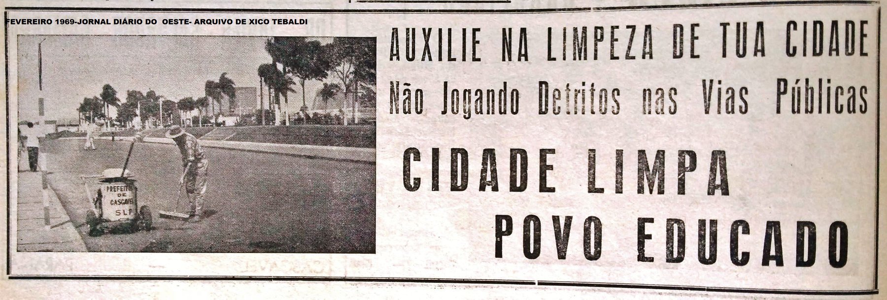 Campanha Educativa - Fevereiro de 1969