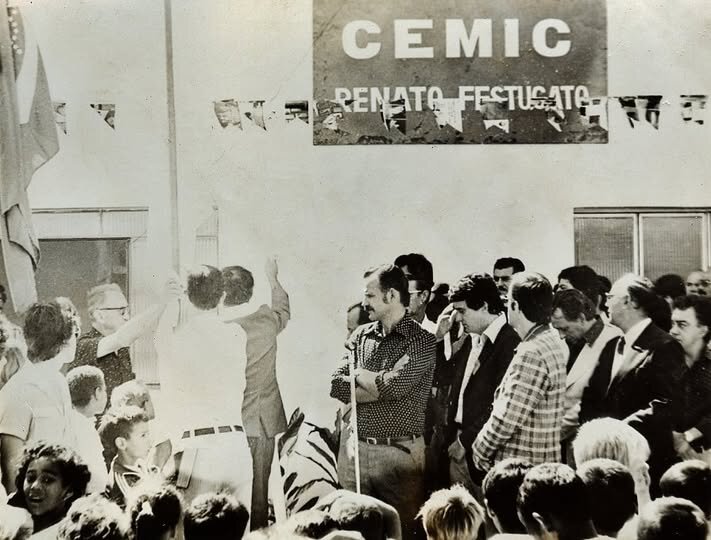 Inauguração do CEMIC - outubro de 1977