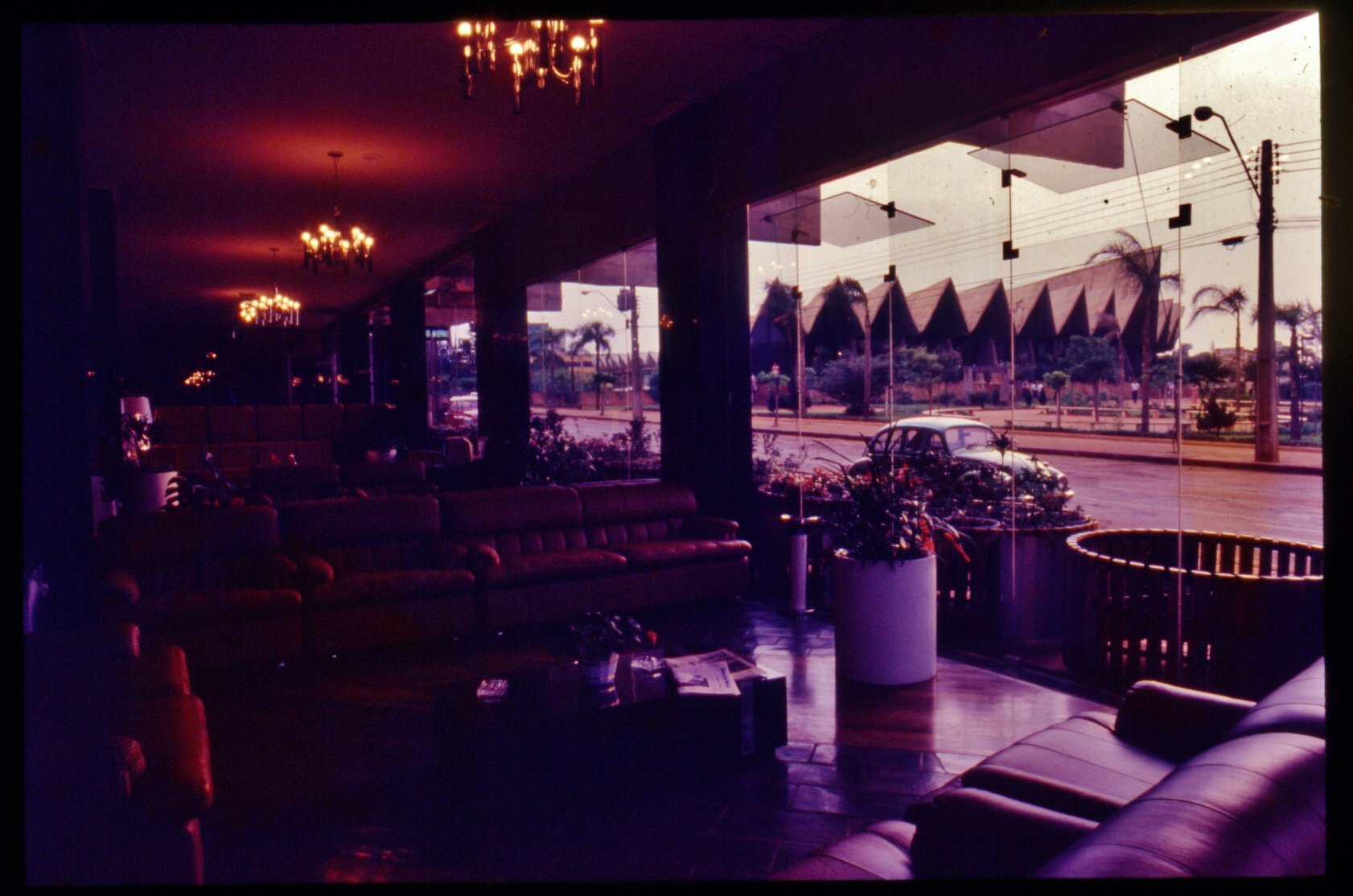 Interior do Hotel Copas Verdes - Década de 1970