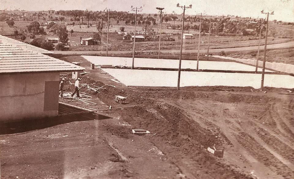 Construção do Centro Social Urbano - Década de 1970