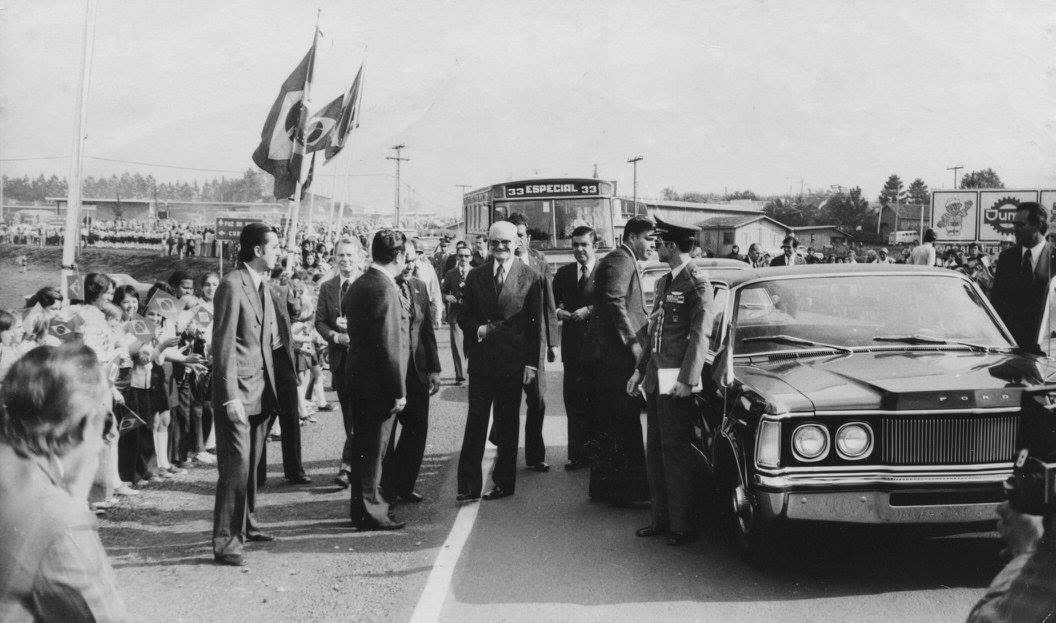 Ernesto Geisel em Cascavel - 1977