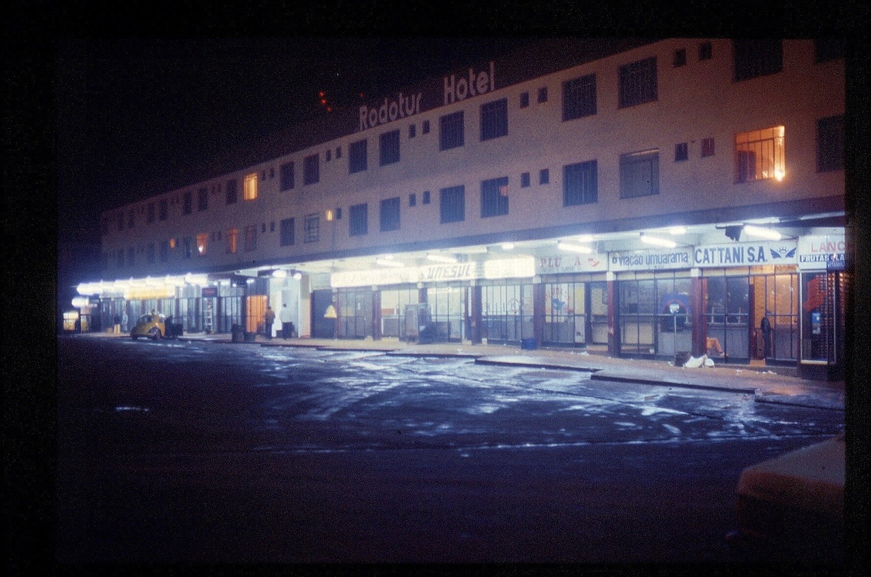 Rodoviária de Noite - Década de 1970