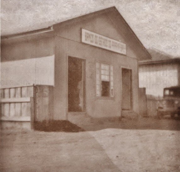 Primeira sede do Banestado em Cascavel - 1959