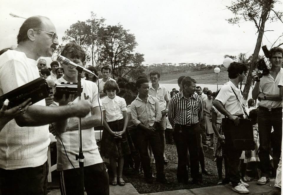 Inauguração do Lago Municipal - novembro de 1984