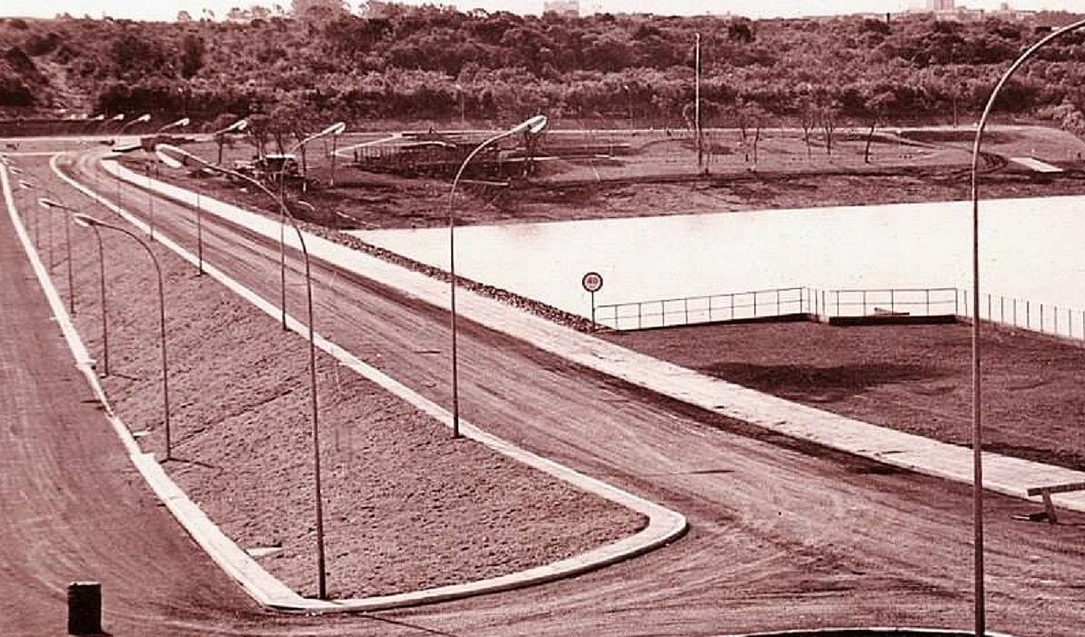 Lago Municipal de Cascavel - Novembro de 1984
