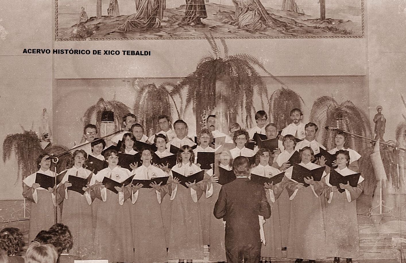 Coral da Igreja São Paulo - Década de 1980