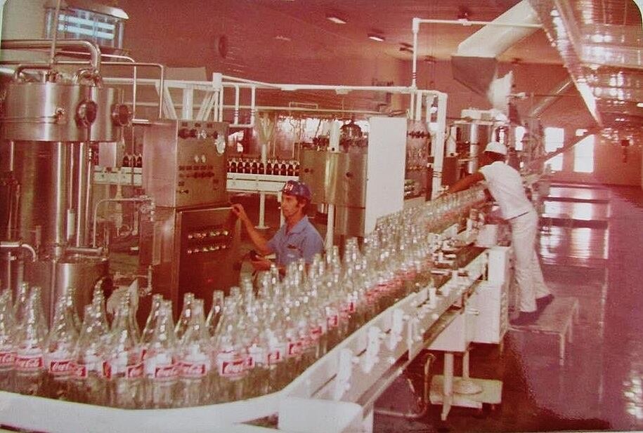 Fábrica da Coca-Cola - Anos 1980